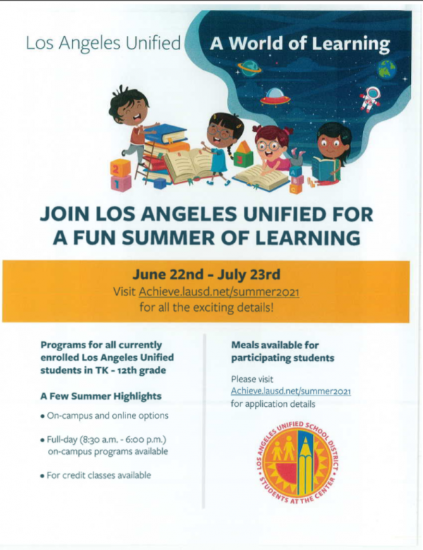 Join LAUSD Unified for a Fun Summer of Learning Hesby Oaks Leadership
